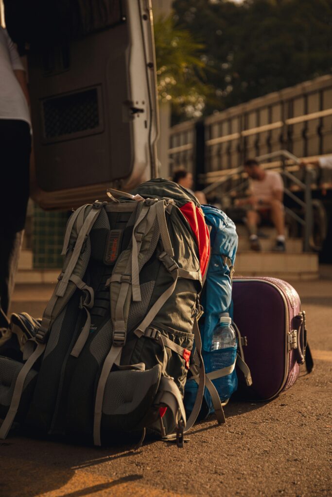 different varieties of backpacks for travel